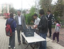 Kandil helvası kapışıldı